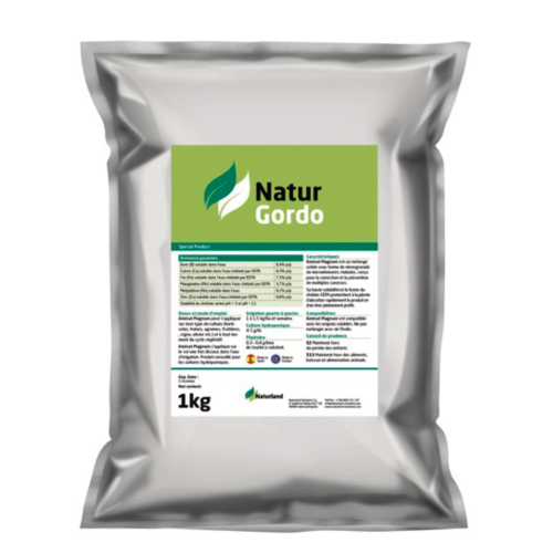 Natur Gordo | Abono sólido NK (Ca) 5-26 (3,8) con extracto de algas y aminoácidos
